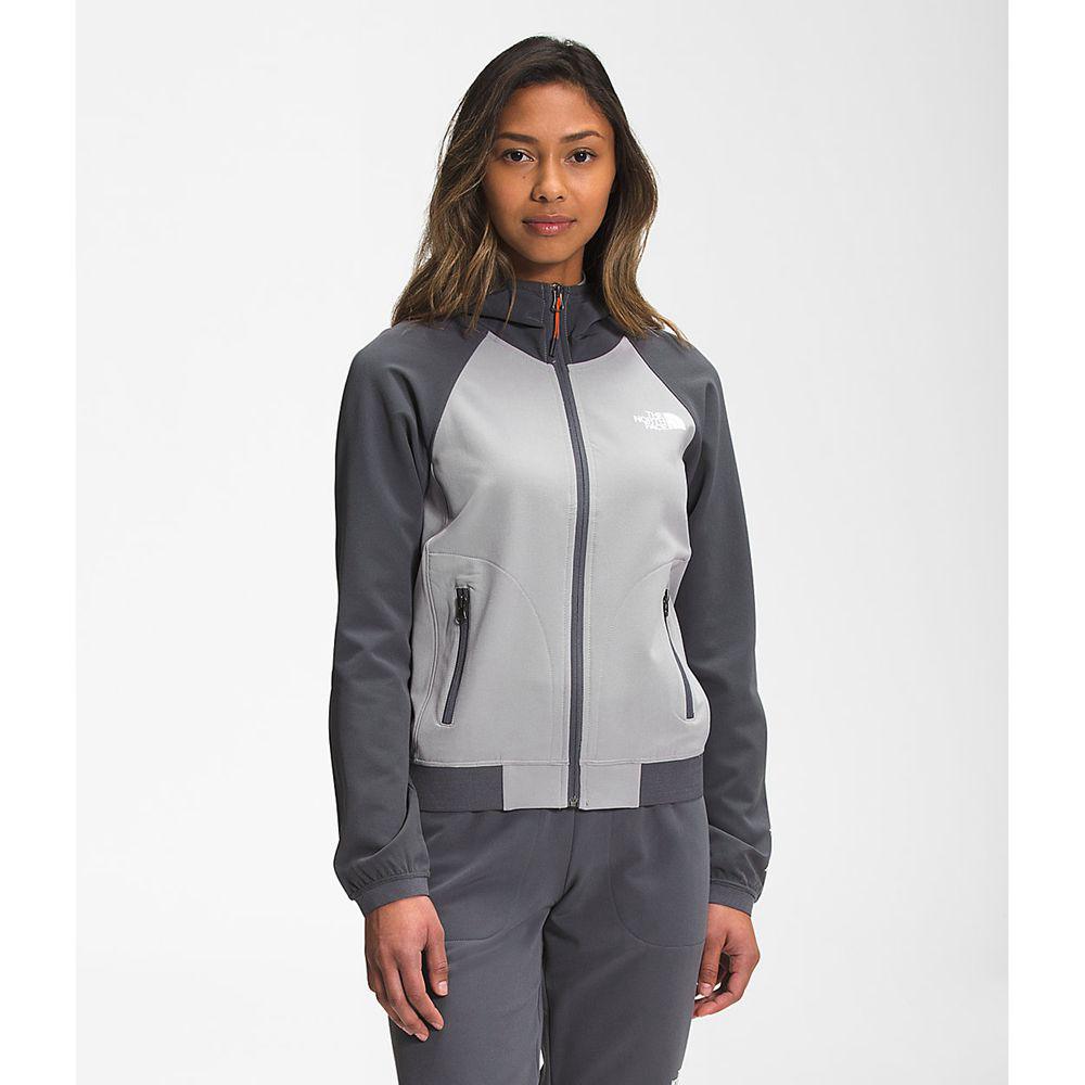 The North Face Tekware® Fleece Γυναικεια Μπουφάν Με Κουκούλα - Γκρι (ROAJ85106)